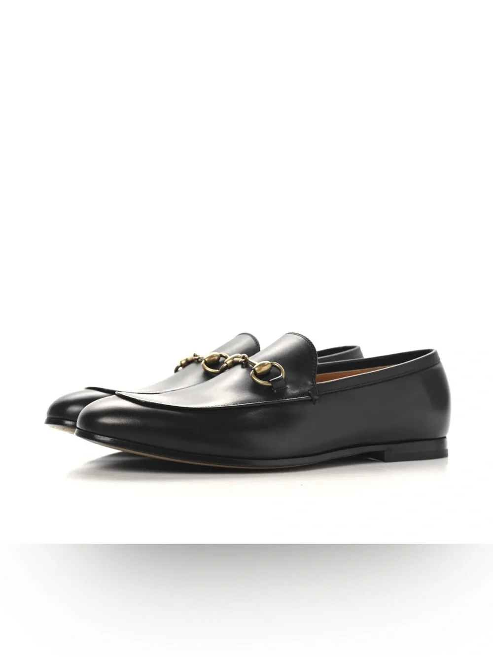 Gucci Calfskin Horsebit Mens Jordaan Loafers